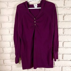 Oh Baby by Motherhood Lightweight Sweater with Hood
